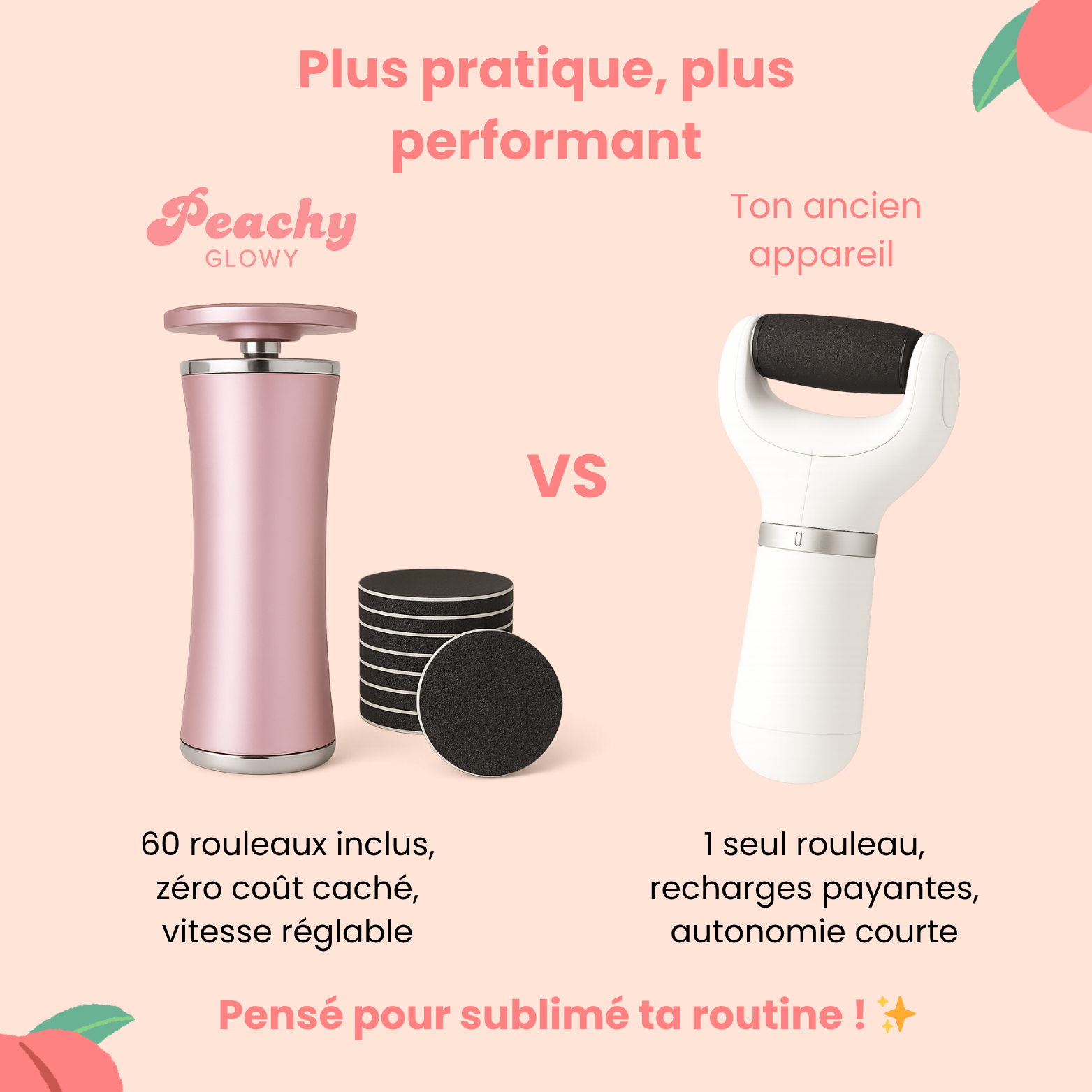 Peachy Glowy - Votre Kit Routine Beauté Pieds